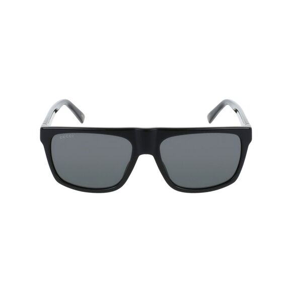 Gucci Square-Frame Acetate Sunglasses Black Mens - Picture 1 of 5